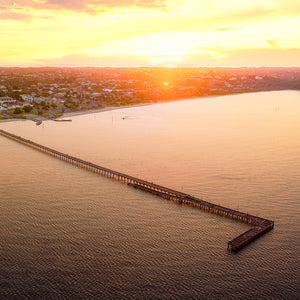 Rye Pier Sunset