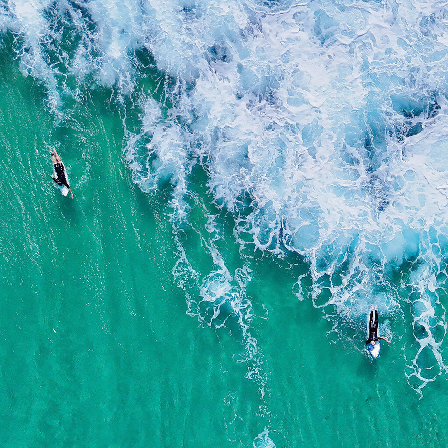 Surfers of Gunnamatta Beach